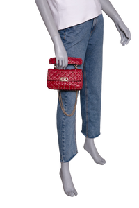 VALENTINO ROCKSTUD SPIKE SMALL RED