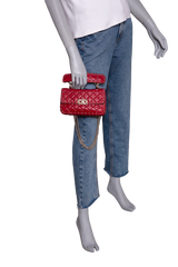 VALENTINO ROCKSTUD SPIKE SMALL RED