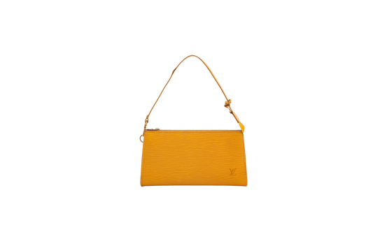 LOUIS VUITTON POCHETTE EPI YELLOW VINTAGE