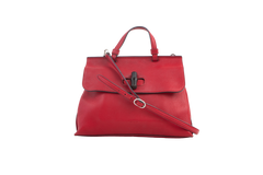 GUCCI BAMBOO DAILY TOP HANDLE BAG RED