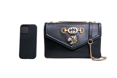 GUCCI RAJAH MEDIUM GG BLACK