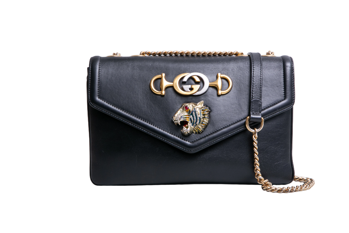 GUCCI RAJAH MEDIUM GG BLACK