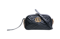 GUCCI GG MARMONT CAMERA BAG BLACK