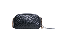 GUCCI GG MARMONT CAMERA BAG BLACK