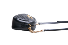 GUCCI GG MARMONT CAMERA BAG BLACK