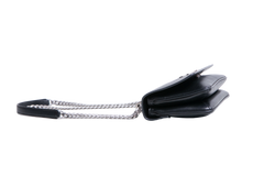 PRADA PATTINA CHAIN GLACE CALFSKIN BLACK