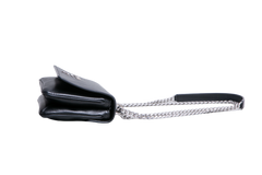 PRADA PATTINA CHAIN GLACE CALFSKIN BLACK