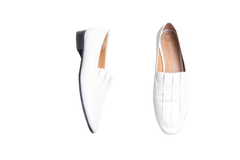 DESAPEGO JULIA FARIA THE ROW LOAFER ADAM PLEAT WHITE