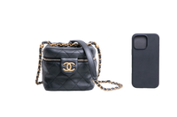 CHANEL VANITY CASE SMALL BLACK/GOLD
