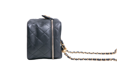 CHANEL VANITY CASE SMALL BLACK/GOLD