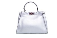 FENDI PEEKABOO MEDIUM CUOIO ROMANO ARGENTO