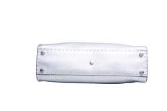 FENDI PEEKABOO MEDIUM CUOIO ROMANO ARGENTO