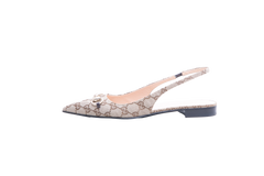 DESAPEGO JULIA FARIA GUCCI SLINGBACK ERIN CANVAS GG SUPREME - 39 BR