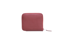 HERMÈS SILK IN COMPACT WALLET ROUGE H/RUBIS
