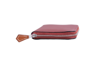 HERMÈS SILK IN COMPACT WALLET ROUGE H/RUBIS