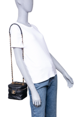 CHANEL VANITY CASE SMALL BLACK/GOLD