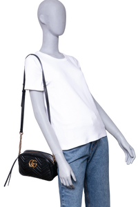 GUCCI GG MARMONT CAMERA BAG BLACK