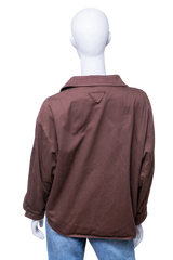 PRADA JACKET CHEMISE CACAU