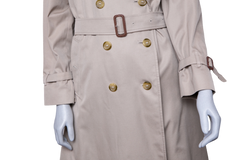 BURBERRY TRENCH COAT LONG BEIGE W/BELT