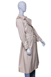 BURBERRY TRENCH COAT LONG BEIGE W/BELT