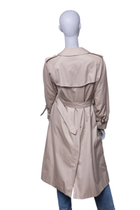 BURBERRY TRENCH COAT LONG BEIGE W/BELT