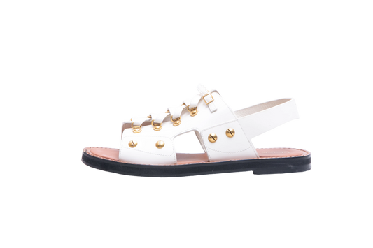 DIOR SANDAL WILDIOR LEATHER WHITE