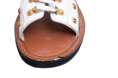 DIOR SANDAL WILDIOR LEATHER WHITE