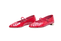 AQUAZZURA FLATS BALLERINA AMOUROSE RED