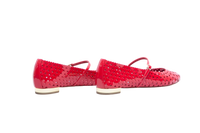 AQUAZZURA FLATS BALLERINA AMOUROSE RED