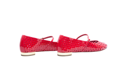 AQUAZZURA FLATS BALLERINA AMOUROSE RED