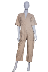 DESAPEGO JULIA FARIA ISABEL MARANT JUMPSUIT COTTON BEIGE