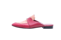 HERMÈS MULE CATENA ROUGE SANGRIA/ROSE AUBE - 38 BR