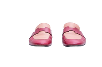 HERMÈS MULE CATENA ROUGE SANGRIA/ROSE AUBE - 38 BR