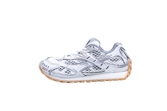 BOTTEGA SNEAKER ORBIT SILVER/WHITE RUBBER - 37 BR