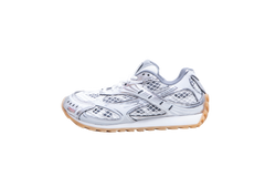 BOTTEGA SNEAKER ORBIT SILVER/WHITE RUBBER - 37 BR