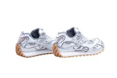 BOTTEGA SNEAKER ORBIT SILVER/WHITE RUBBER - 37 BR