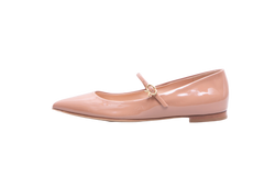 GIANVITTO ROSSI SAPATILHA VERNIS BEIGE - 37 BR