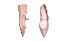 GIANVITTO ROSSI SAPATILHA VERNIS BEIGE - 37 BR