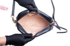 GUCCI GG MARMONT CAMERA BAG BLACK