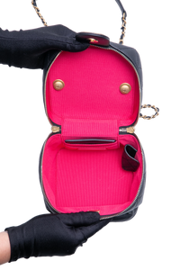 CHANEL VANITY CASE SMALL BLACK/GOLD