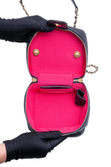 CHANEL VANITY CASE SMALL BLACK/GOLD