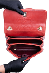 CHANEL TRENDY CC SMALL FLAP LAMBSKIN TERRACOTA