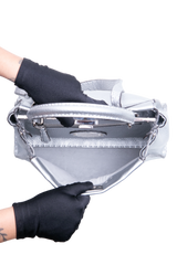 FENDI PEEKABOO MEDIUM CUOIO ROMANO ARGENTO