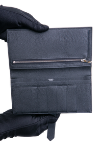 HERMÈS PORTEFEUILLE BÉARN SOUFFLET SO BLACK