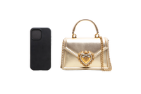 DG DEVOTION TOP HANDLE GOLD METALLIC