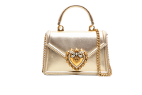 DG DEVOTION TOP HANDLE GOLD METALLIC