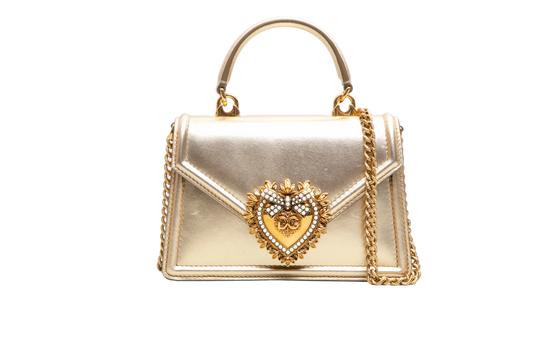 DG DEVOTION TOP HANDLE GOLD METALLIC