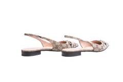 DESAPEGO JULIA FARIA GUCCI SLINGBACK ERIN CANVAS GG SUPREME - 39 BR