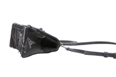 BALENCIAGA HOURGLASS TOP HANDLE PATCHWORK DENIM