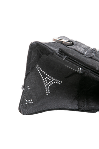 BALENCIAGA HOURGLASS TOP HANDLE PATCHWORK DENIM